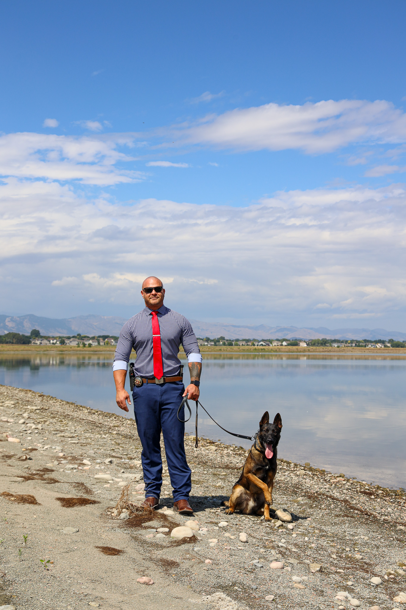 Image Investigator Taylor and K9 Veikko