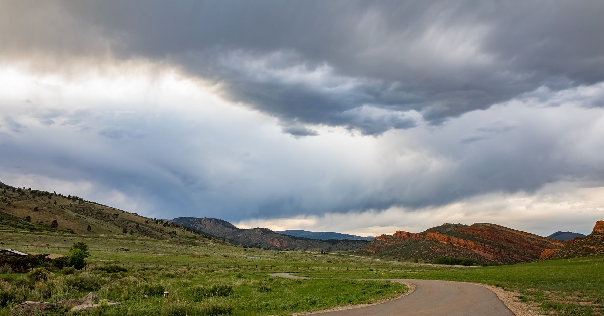 Image Looking north at the future open space (formerly Heaven's Door Ranch), courtesy Charlie Johnson