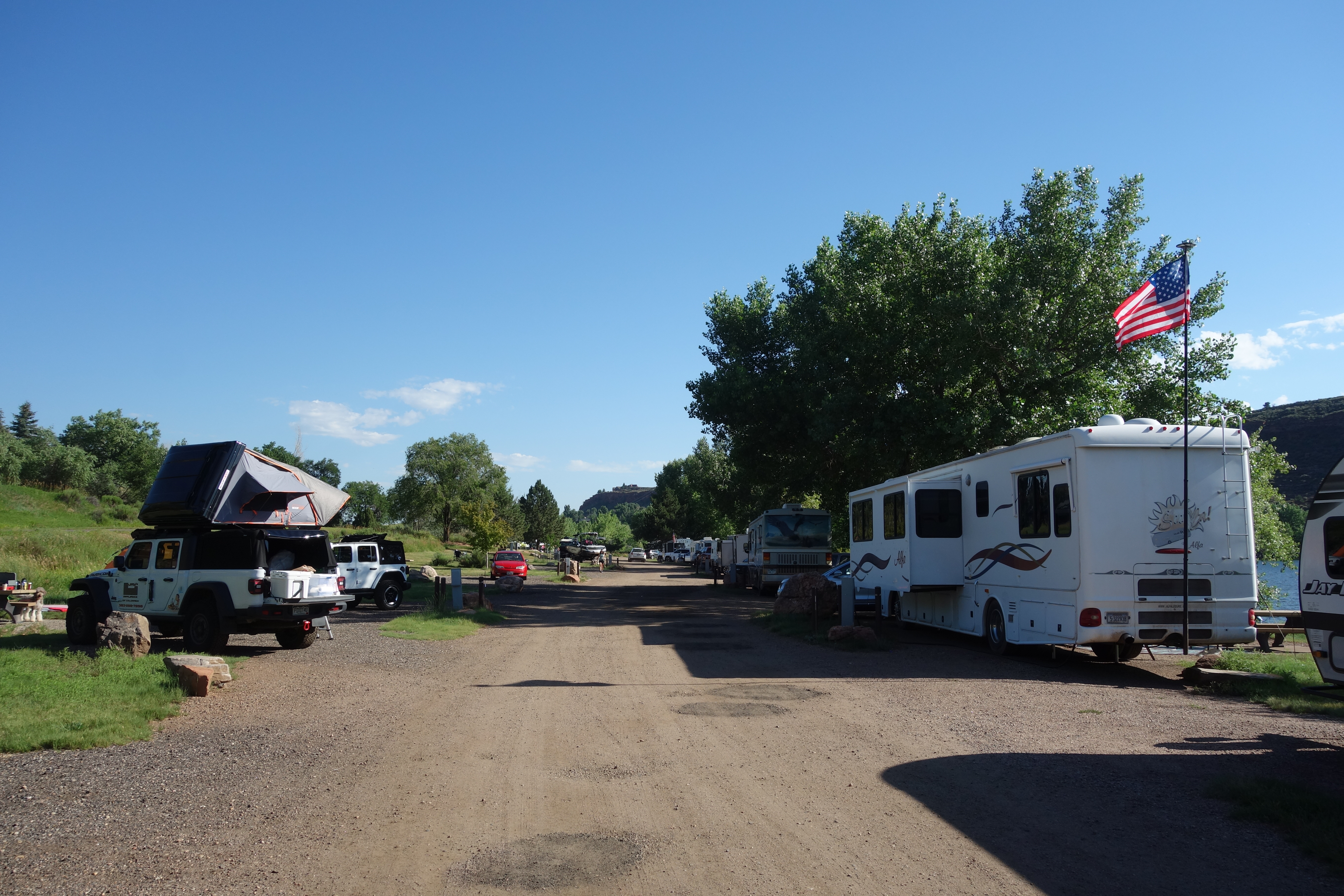 Image Camping at Horsetooth Reservoir 