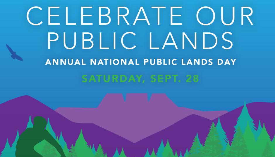 National Public Lands Day, Sept. 28 graphic