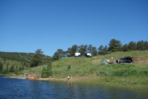 Pinewood Reservoir campground