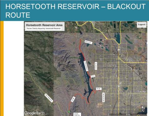 Horsetooth Reservoir - Blackout Route