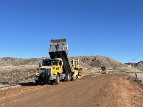 Gravel placing