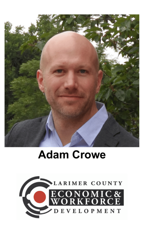Adam Crowe with LCEWD Logo