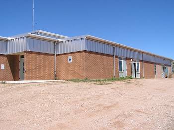 Exterior View of Vote Center