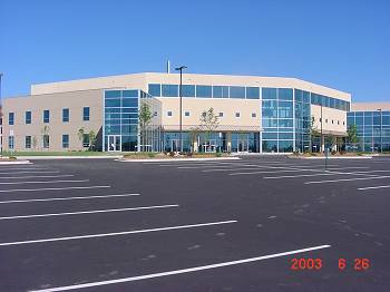 Exterior View of Vote Center