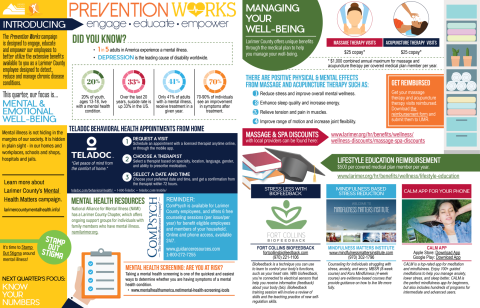 Prevention Works: Mental & Emotional Well-Being Prevention Works: Mental & Emotional Well-Being