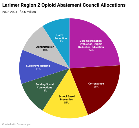 Region 2 Opioid Abatement Council Allocations